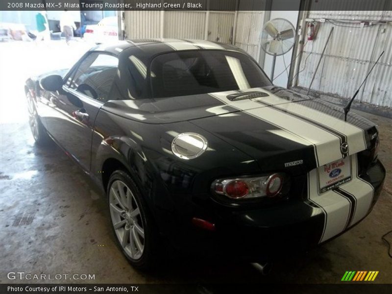 Highland Green / Black 2008 Mazda MX-5 Miata Touring Roadster