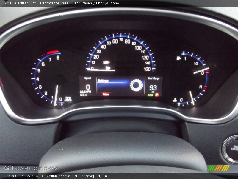  2013 SRX Performance FWD Performance FWD Gauges