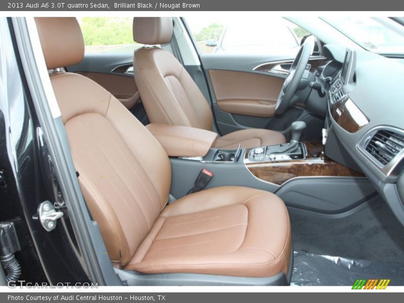 Brilliant Black / Nougat Brown 2013 Audi A6 3.0T quattro Sedan