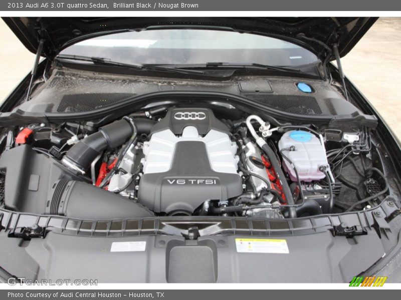 Brilliant Black / Nougat Brown 2013 Audi A6 3.0T quattro Sedan