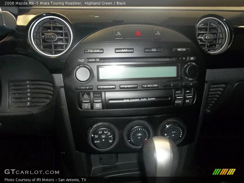 Controls of 2008 MX-5 Miata Touring Roadster