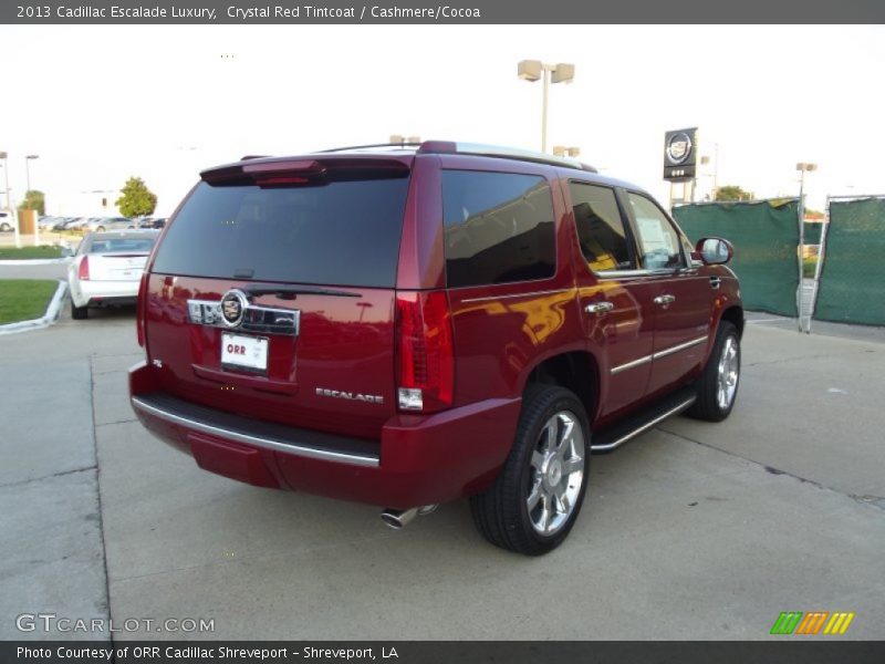 Crystal Red Tintcoat / Cashmere/Cocoa 2013 Cadillac Escalade Luxury