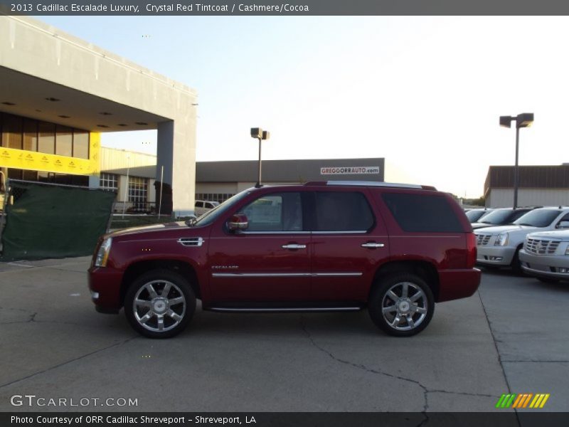 Crystal Red Tintcoat / Cashmere/Cocoa 2013 Cadillac Escalade Luxury