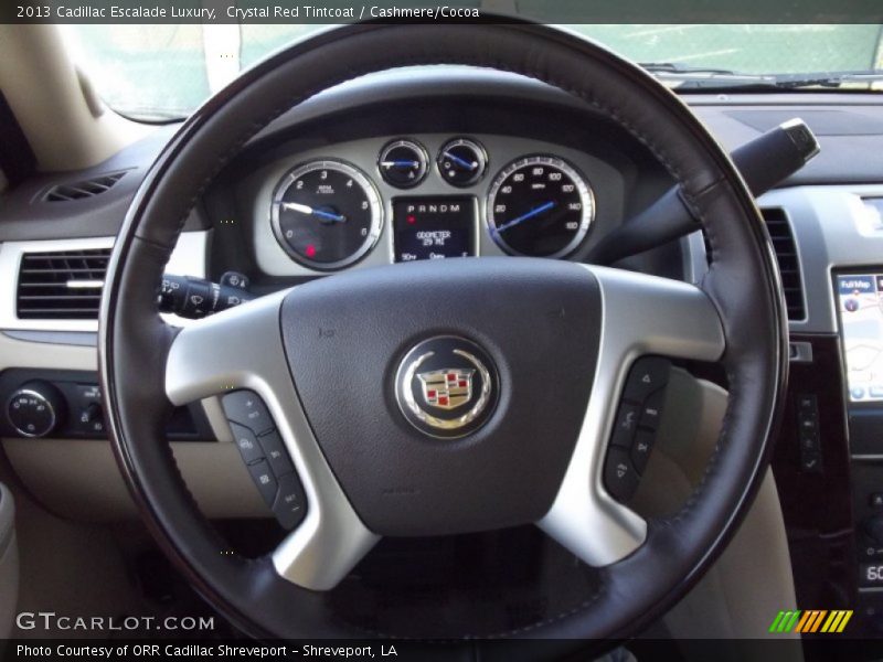 Crystal Red Tintcoat / Cashmere/Cocoa 2013 Cadillac Escalade Luxury