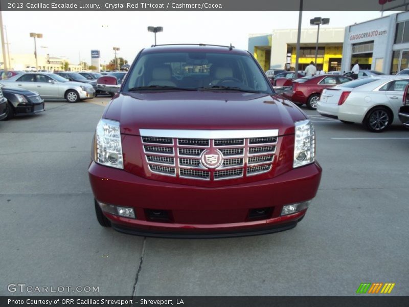 Crystal Red Tintcoat / Cashmere/Cocoa 2013 Cadillac Escalade Luxury