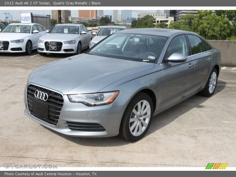 Quartz Gray Metallic / Black 2013 Audi A6 2.0T Sedan