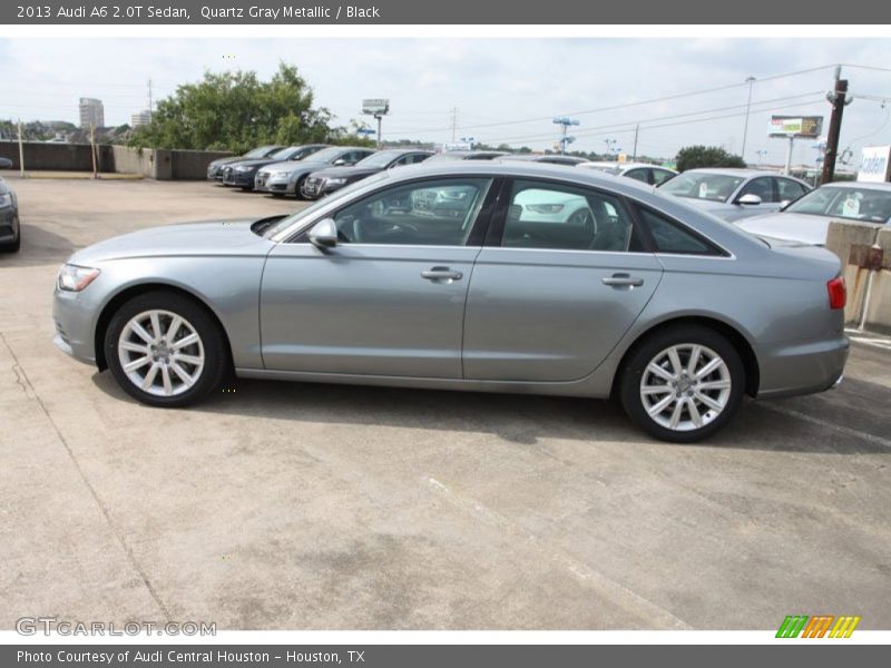 Quartz Gray Metallic / Black 2013 Audi A6 2.0T Sedan