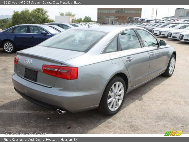 Quartz Gray Metallic / Black 2013 Audi A6 2.0T Sedan