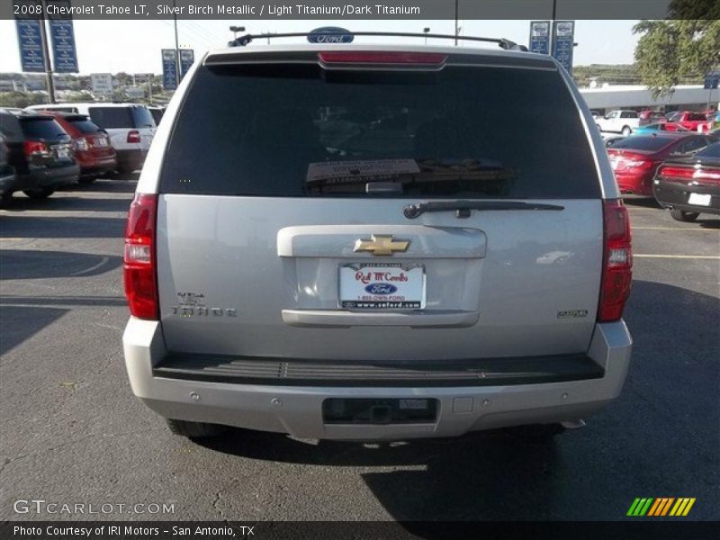 Silver Birch Metallic / Light Titanium/Dark Titanium 2008 Chevrolet Tahoe LT