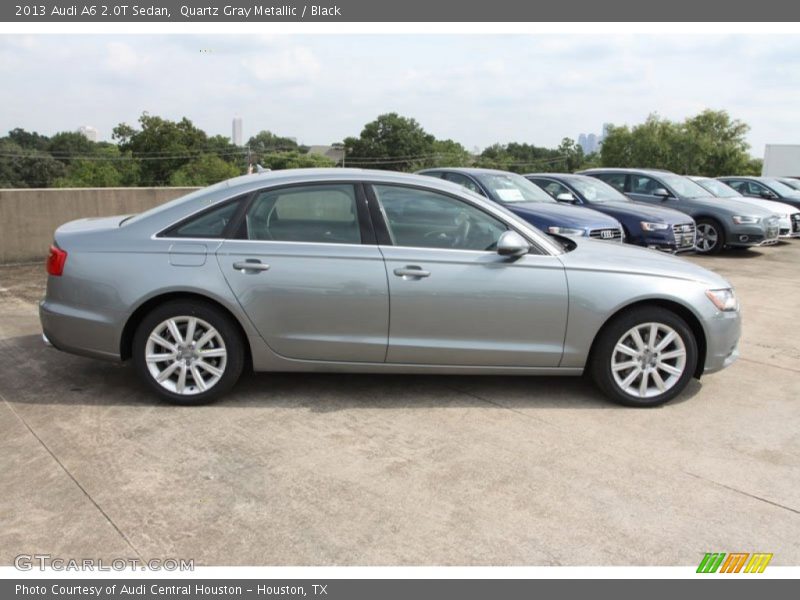 Quartz Gray Metallic / Black 2013 Audi A6 2.0T Sedan