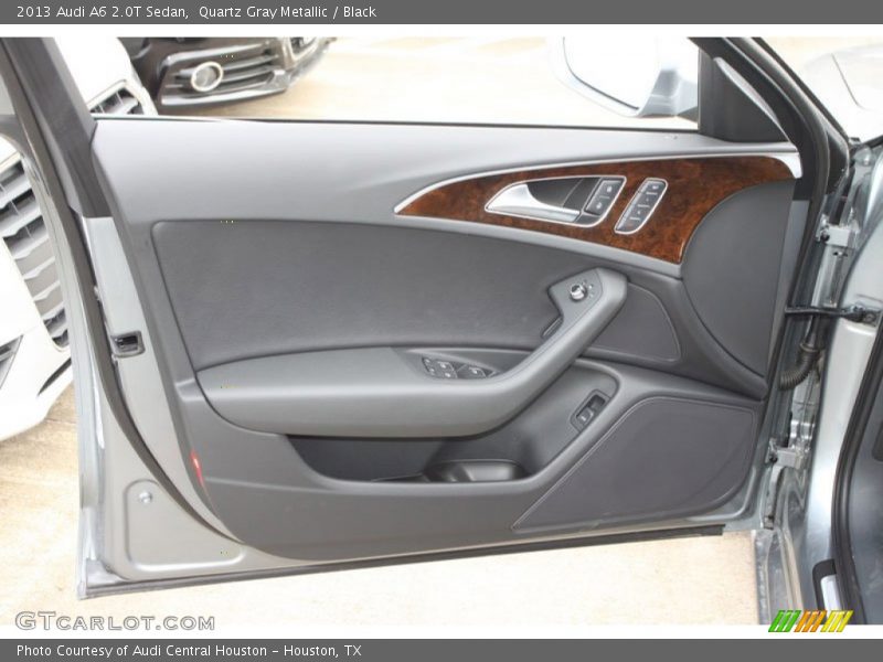 Quartz Gray Metallic / Black 2013 Audi A6 2.0T Sedan