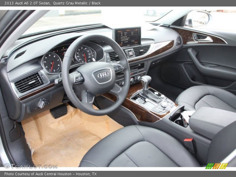 Quartz Gray Metallic / Black 2013 Audi A6 2.0T Sedan