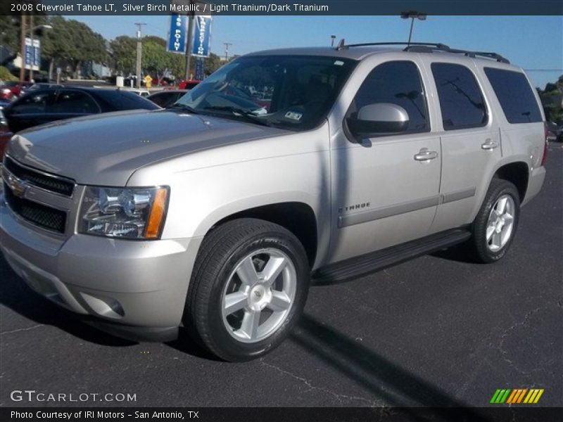 Silver Birch Metallic / Light Titanium/Dark Titanium 2008 Chevrolet Tahoe LT