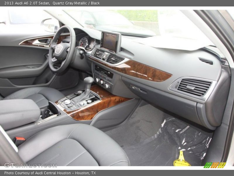 Quartz Gray Metallic / Black 2013 Audi A6 2.0T Sedan