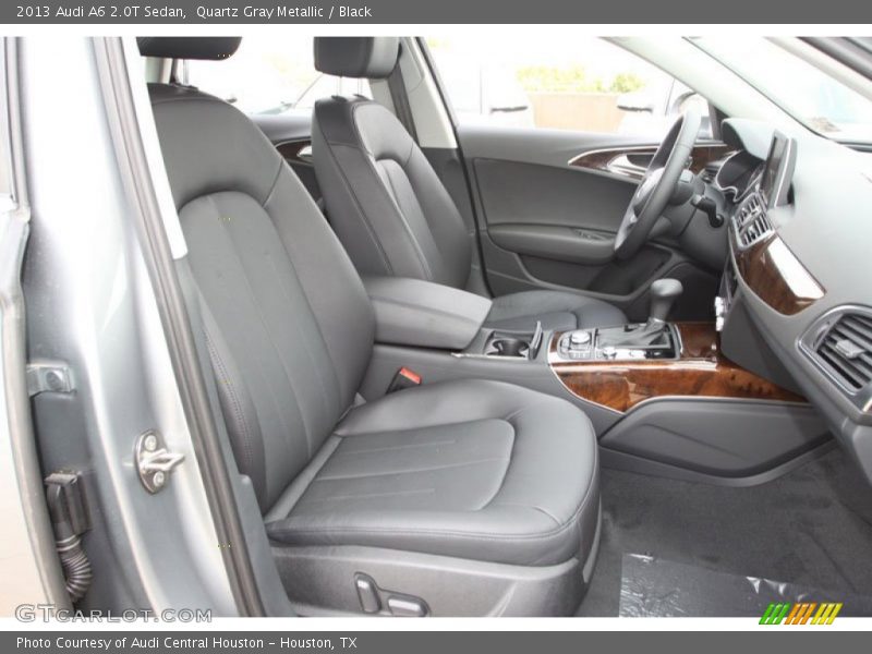 Quartz Gray Metallic / Black 2013 Audi A6 2.0T Sedan