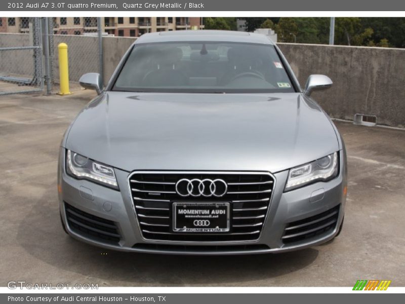 Quartz Grey Metallic / Black 2012 Audi A7 3.0T quattro Premium