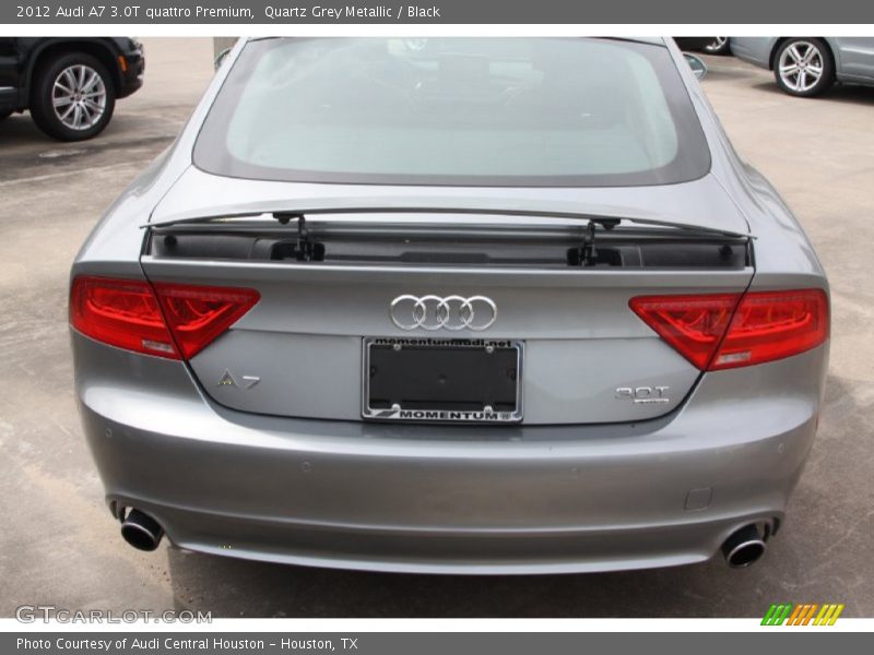 Quartz Grey Metallic / Black 2012 Audi A7 3.0T quattro Premium