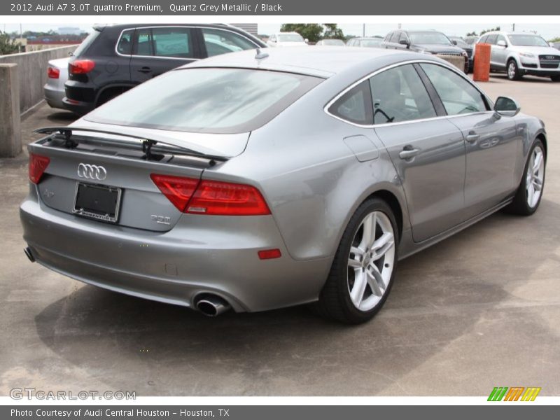 Quartz Grey Metallic / Black 2012 Audi A7 3.0T quattro Premium