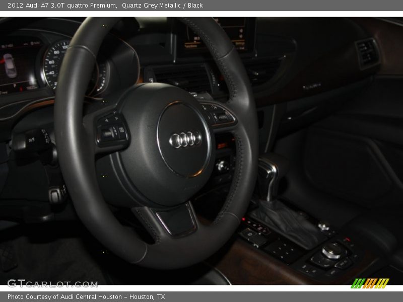 Quartz Grey Metallic / Black 2012 Audi A7 3.0T quattro Premium