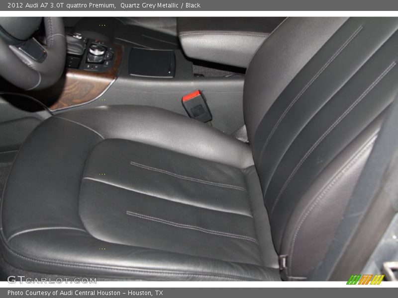 Quartz Grey Metallic / Black 2012 Audi A7 3.0T quattro Premium