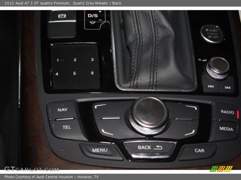 Quartz Grey Metallic / Black 2012 Audi A7 3.0T quattro Premium