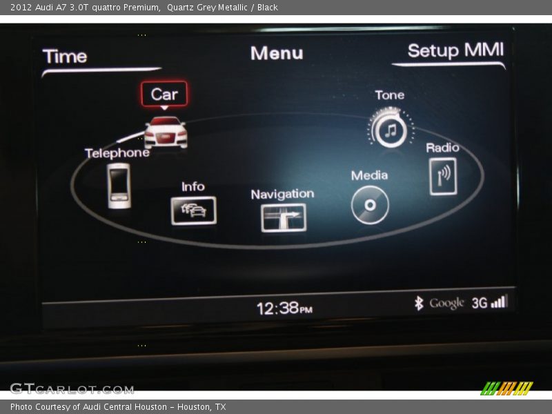 Quartz Grey Metallic / Black 2012 Audi A7 3.0T quattro Premium