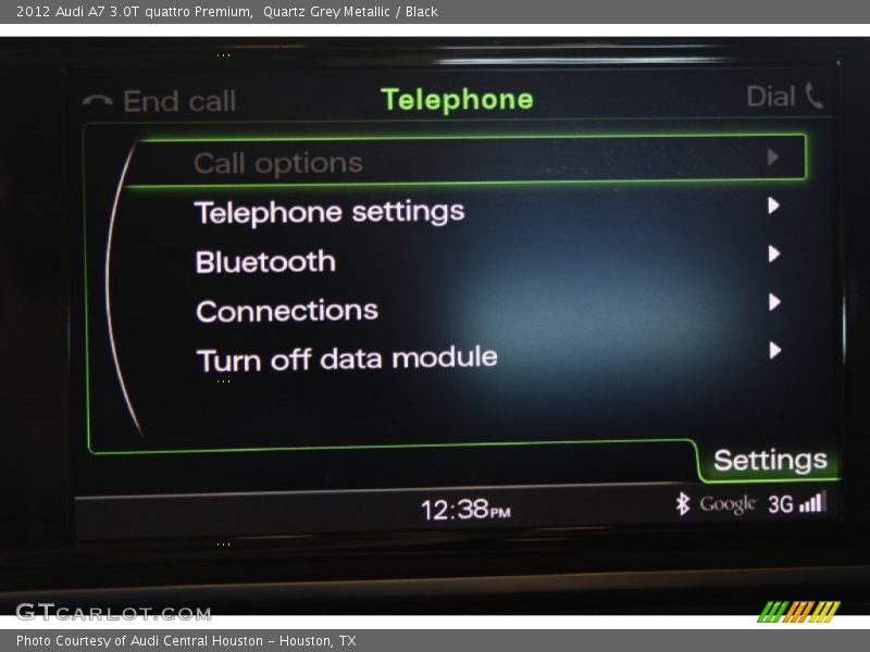 Quartz Grey Metallic / Black 2012 Audi A7 3.0T quattro Premium