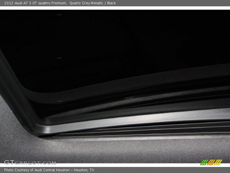 Quartz Grey Metallic / Black 2012 Audi A7 3.0T quattro Premium