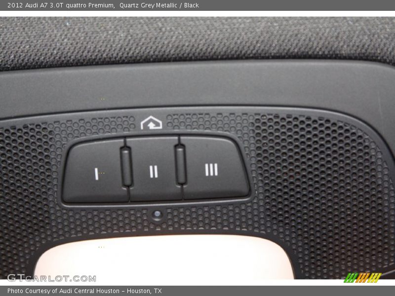 Quartz Grey Metallic / Black 2012 Audi A7 3.0T quattro Premium