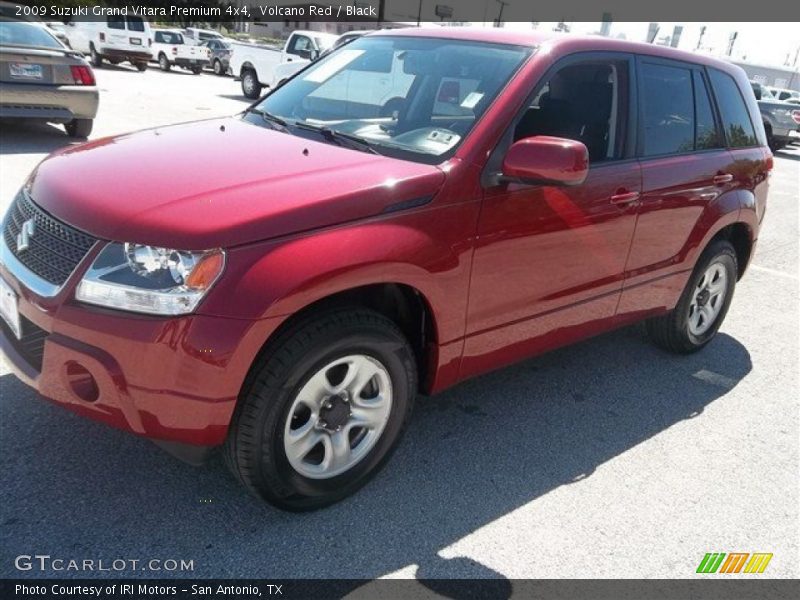 Volcano Red / Black 2009 Suzuki Grand Vitara Premium 4x4