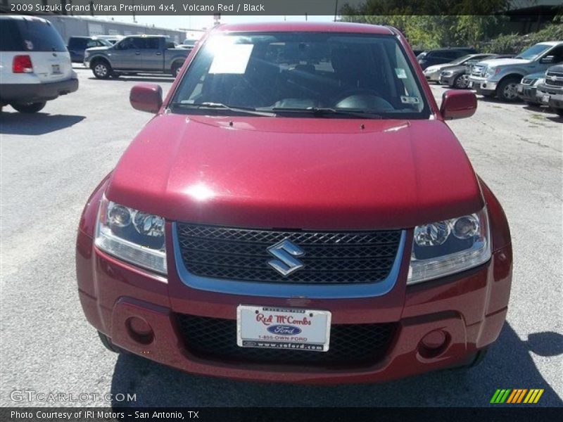 Volcano Red / Black 2009 Suzuki Grand Vitara Premium 4x4