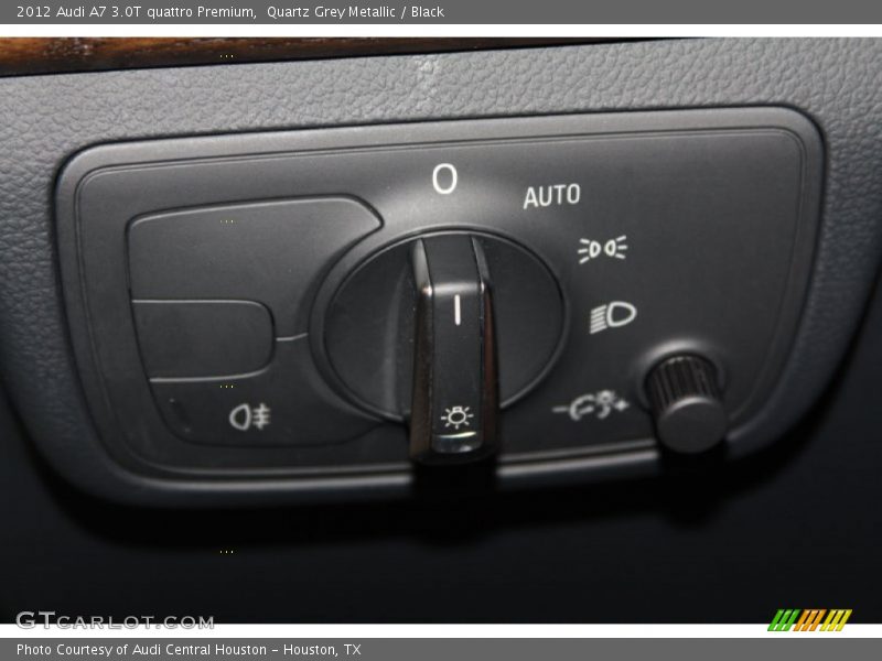 Quartz Grey Metallic / Black 2012 Audi A7 3.0T quattro Premium