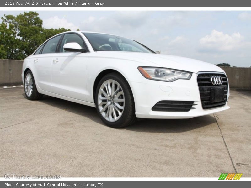 Ibis White / Titanium Gray 2013 Audi A6 2.0T Sedan