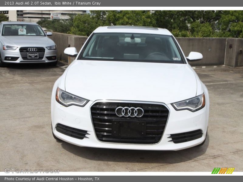 Ibis White / Titanium Gray 2013 Audi A6 2.0T Sedan