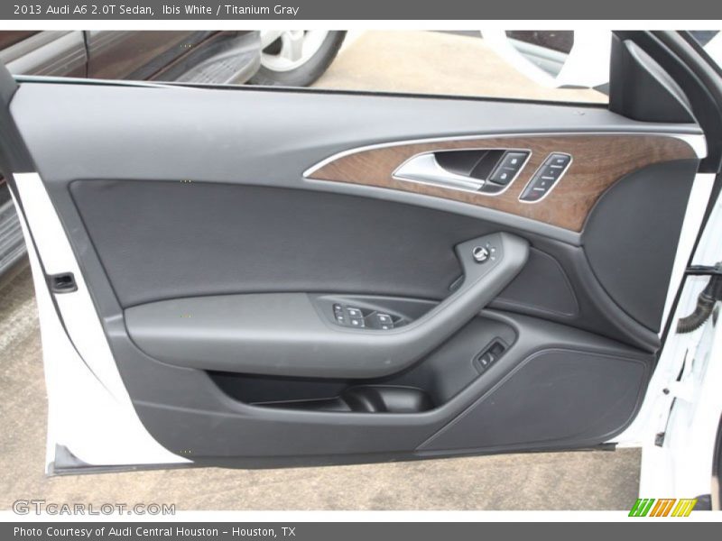 Ibis White / Titanium Gray 2013 Audi A6 2.0T Sedan