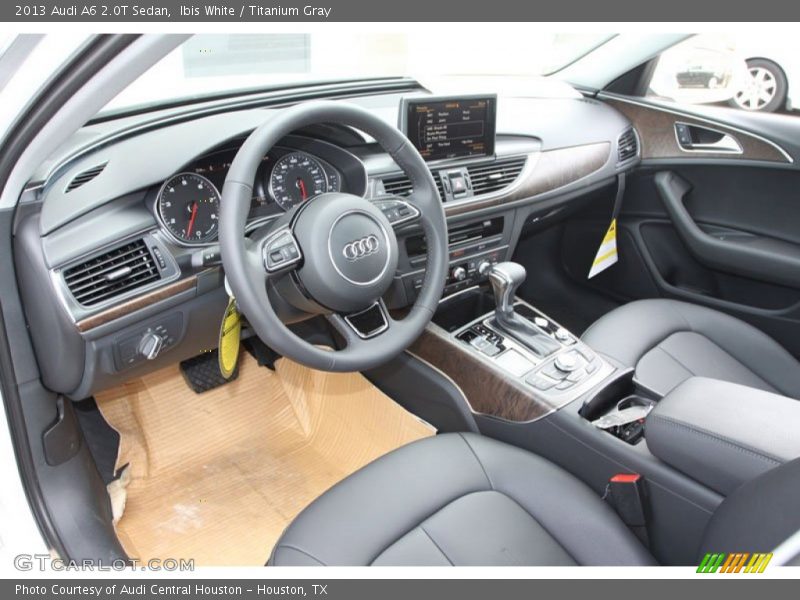Ibis White / Titanium Gray 2013 Audi A6 2.0T Sedan