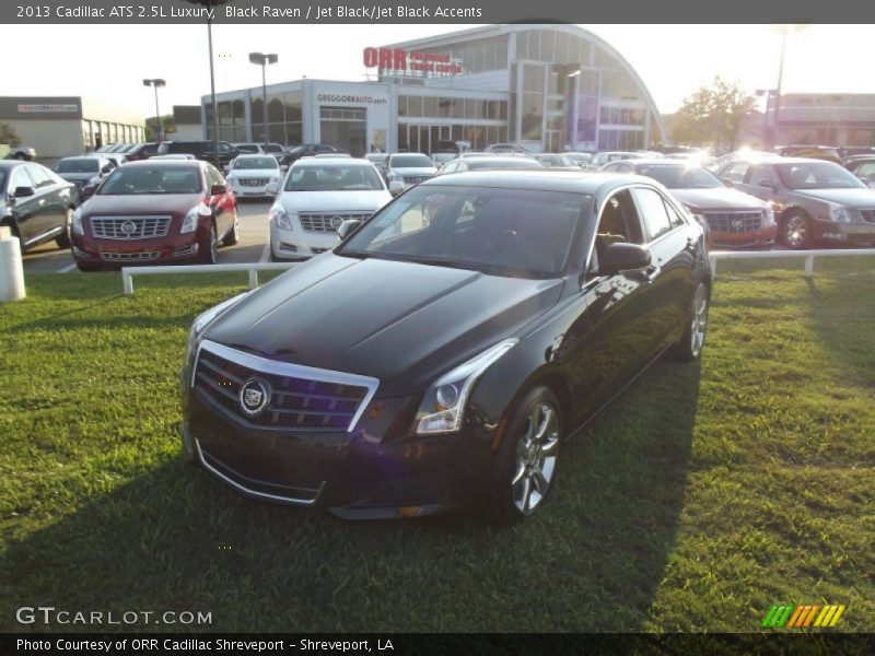 Black Raven / Jet Black/Jet Black Accents 2013 Cadillac ATS 2.5L Luxury