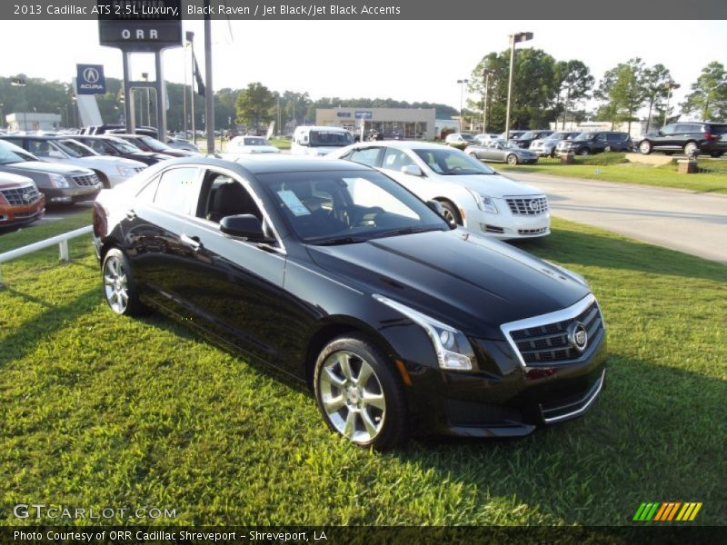 Black Raven / Jet Black/Jet Black Accents 2013 Cadillac ATS 2.5L Luxury