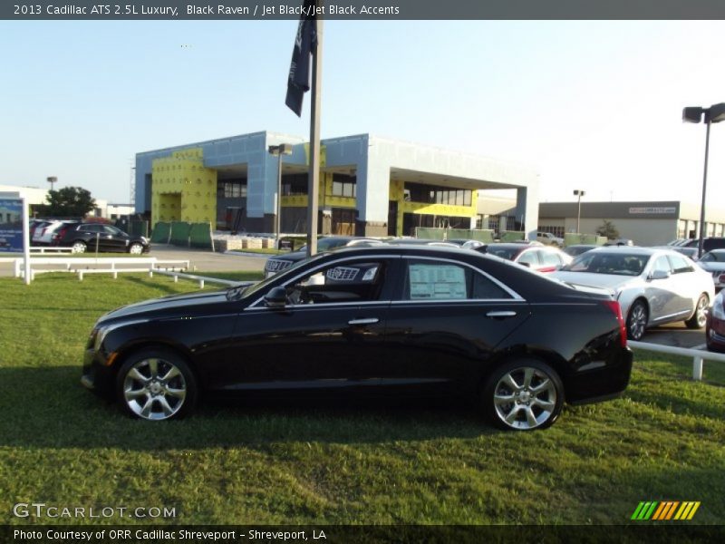 Black Raven / Jet Black/Jet Black Accents 2013 Cadillac ATS 2.5L Luxury