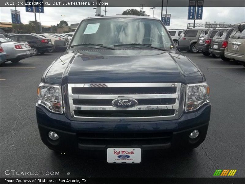 Dark Blue Pearl Metallic / Stone 2011 Ford Expedition XL