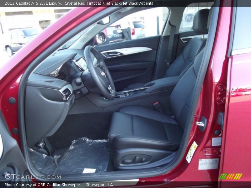 Crystal Red Tintcoat / Jet Black/Jet Black Accents 2013 Cadillac ATS 2.5L Luxury