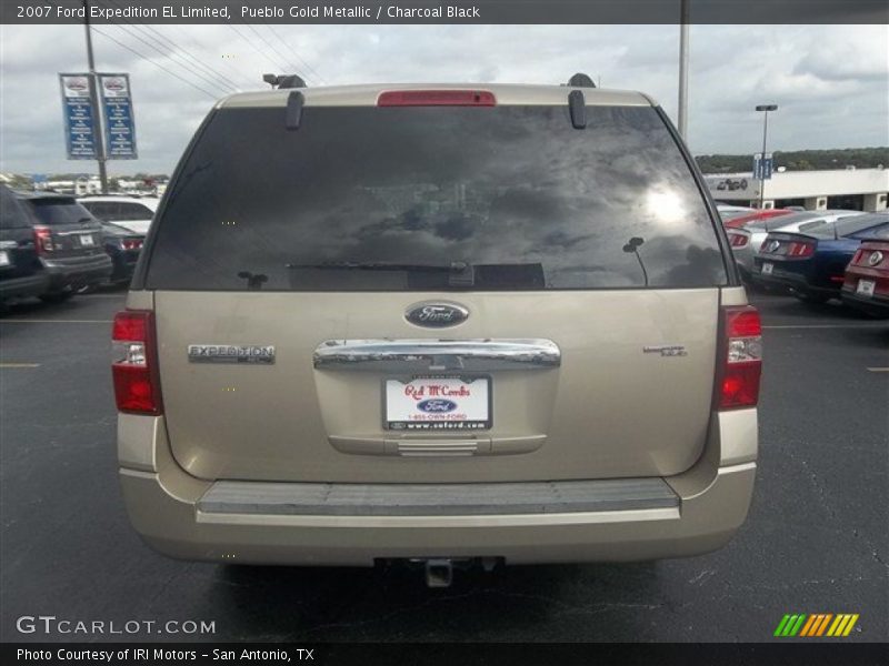 Pueblo Gold Metallic / Charcoal Black 2007 Ford Expedition EL Limited