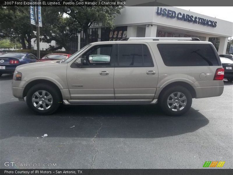 Pueblo Gold Metallic / Charcoal Black 2007 Ford Expedition EL Limited