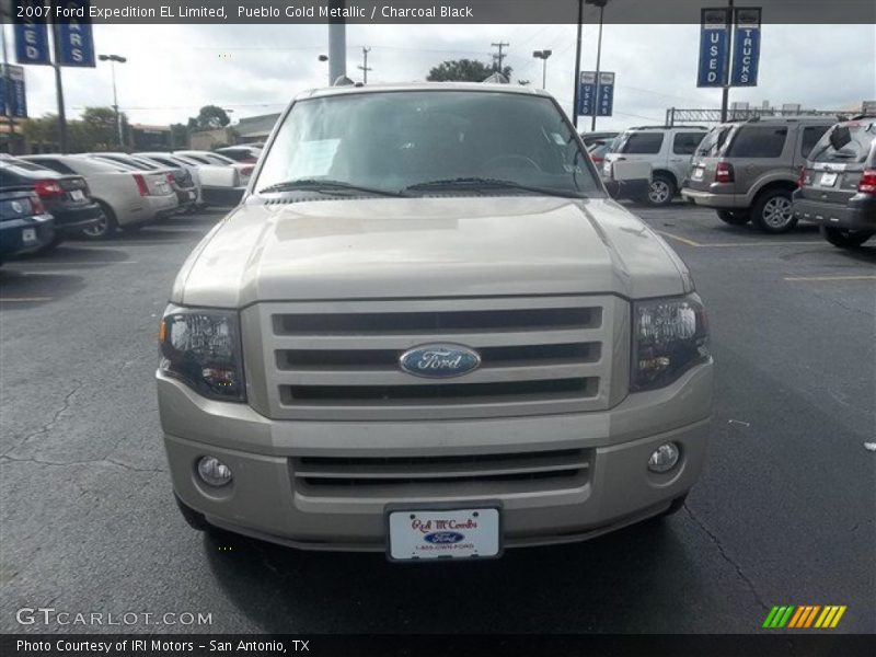 Pueblo Gold Metallic / Charcoal Black 2007 Ford Expedition EL Limited