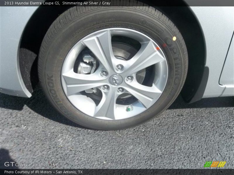 Shimmering Air Silver / Gray 2013 Hyundai Elantra Coupe GS
