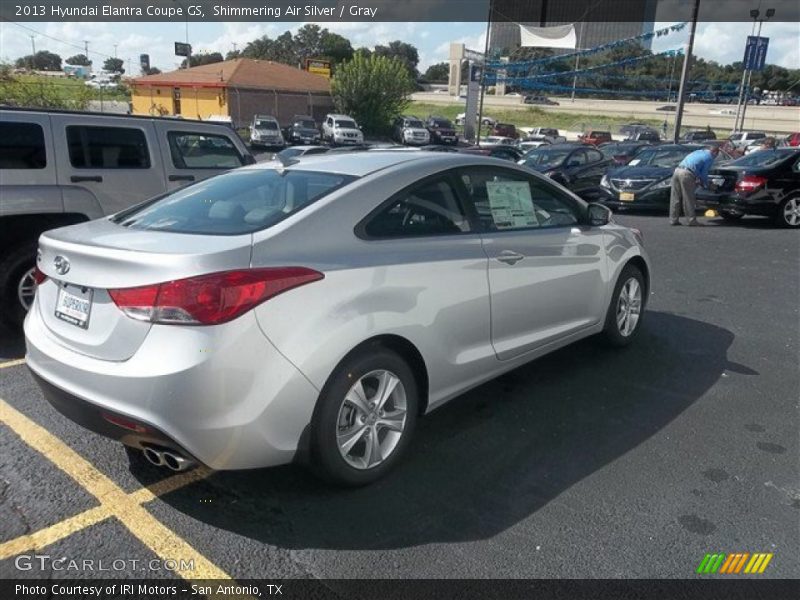 Shimmering Air Silver / Gray 2013 Hyundai Elantra Coupe GS