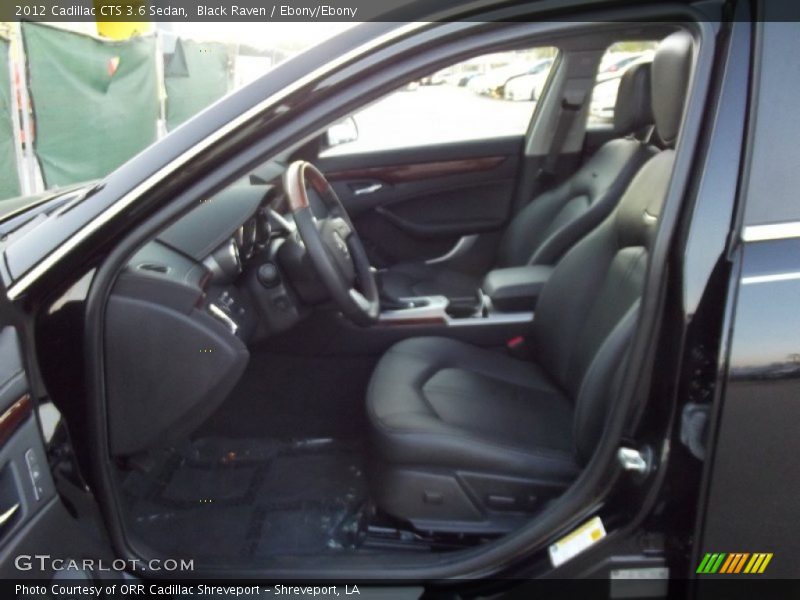 Black Raven / Ebony/Ebony 2012 Cadillac CTS 3.6 Sedan