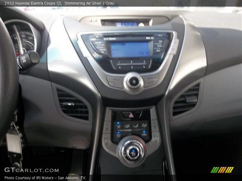 Shimmering Air Silver / Gray 2013 Hyundai Elantra Coupe GS