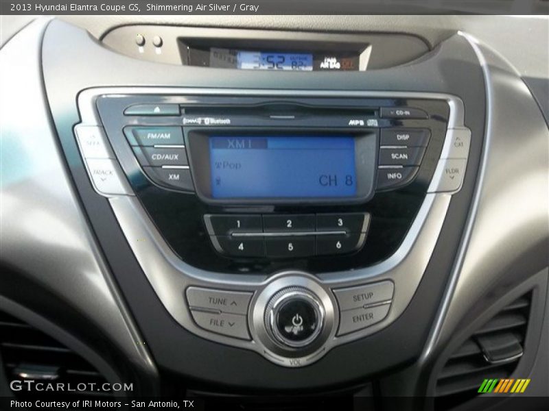 Shimmering Air Silver / Gray 2013 Hyundai Elantra Coupe GS