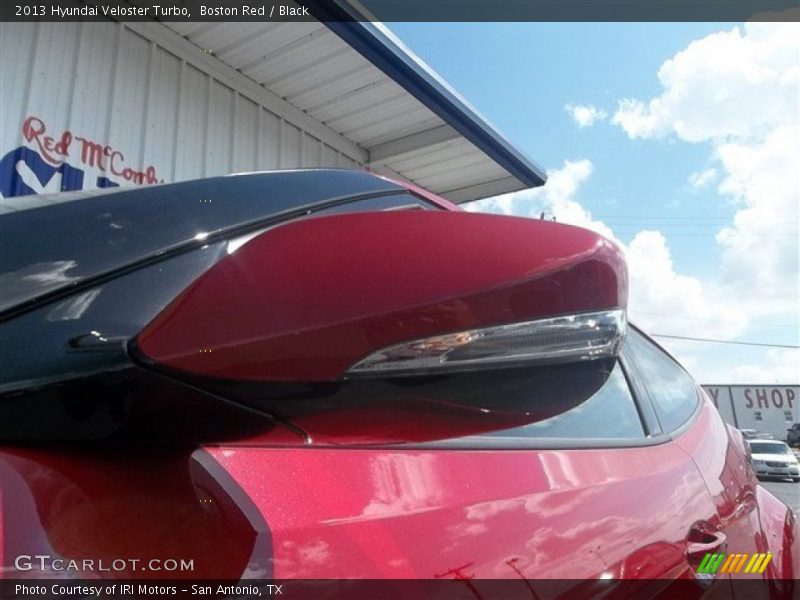 Boston Red / Black 2013 Hyundai Veloster Turbo